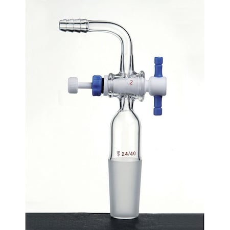 Synthware ADAPTER, FLOW CONTROL, METERING STOPCOCK 90 Degree, 24/40. A722440